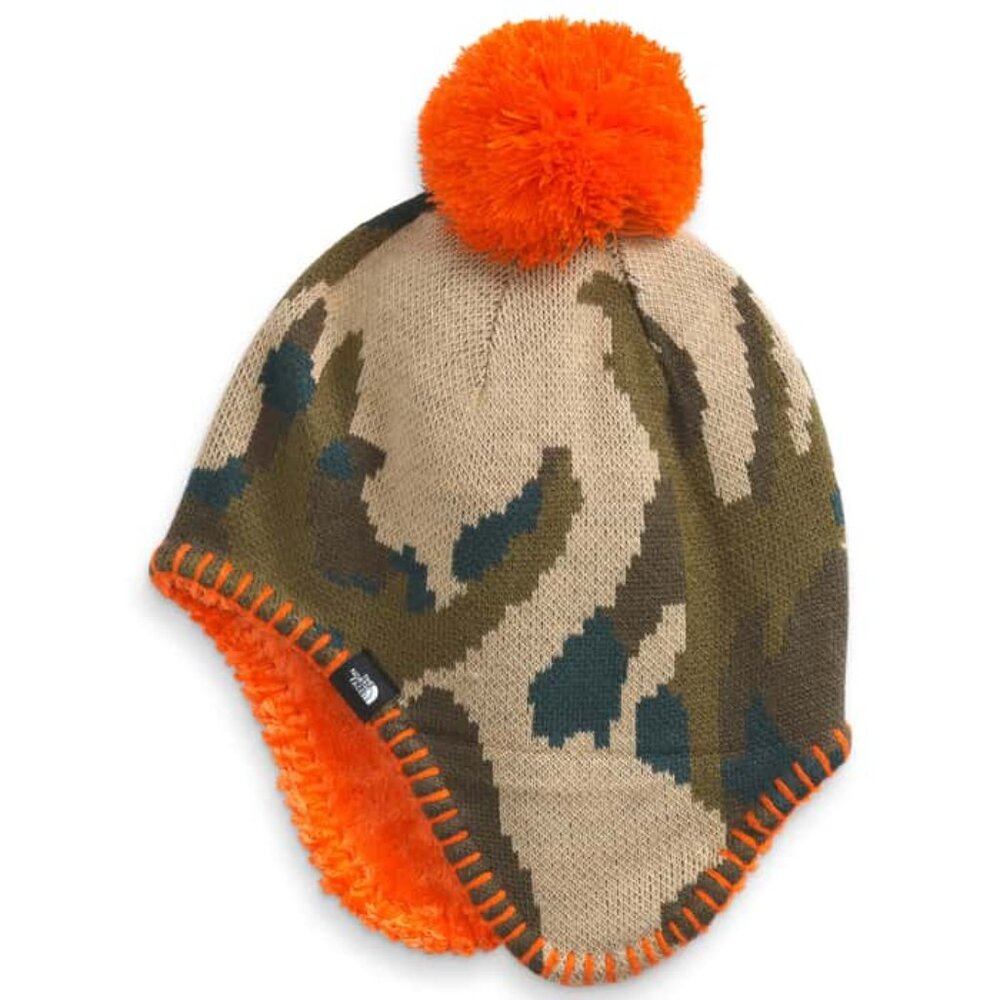 The North Face Baby Littles Faroe Beanie in Camo Print